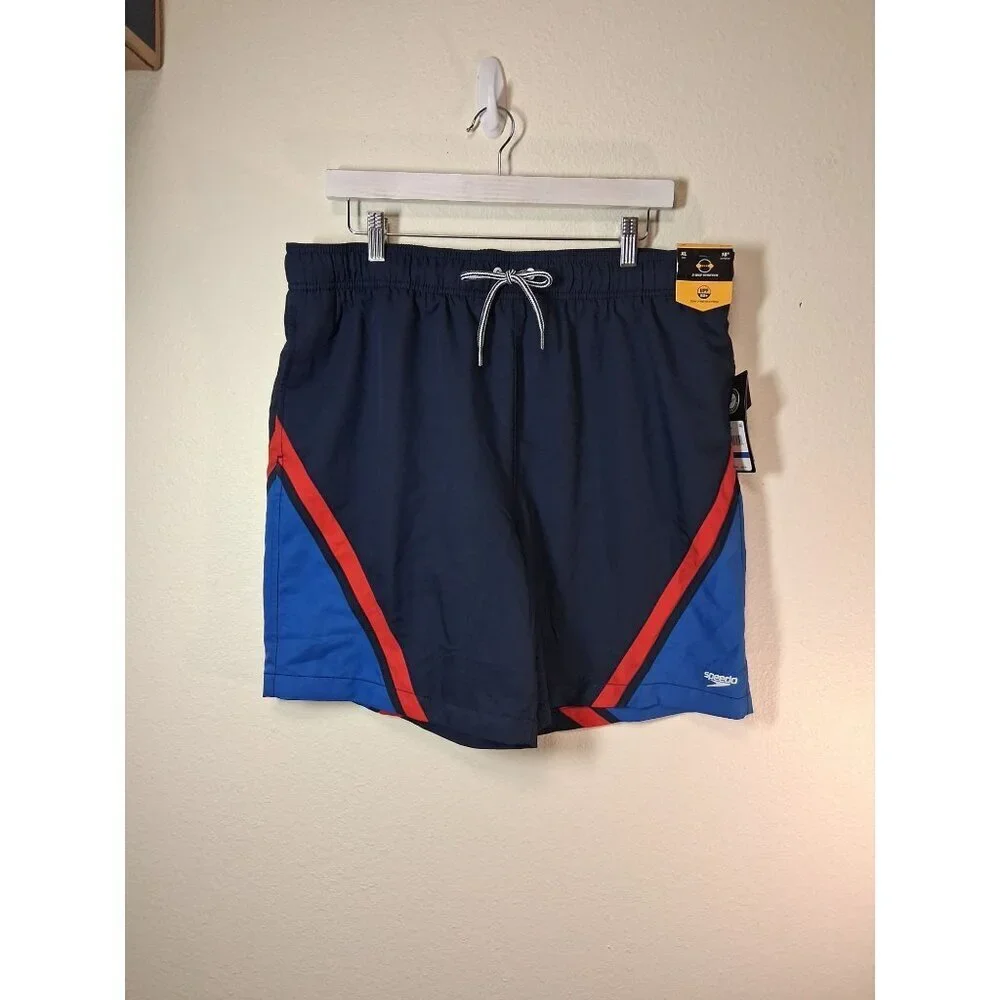 NWT Speedo Swimsuit Trunks Board Shorts Beach Summer Pool Men's Size XL